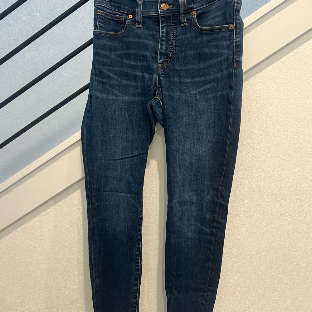 Madewell Dark Blue Skinny Jeans